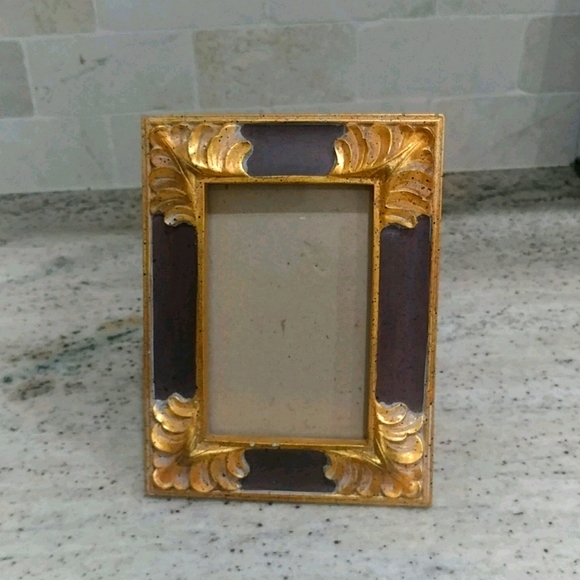 Golden Photo 4/6 Photo Frame - Picture 1 of 2